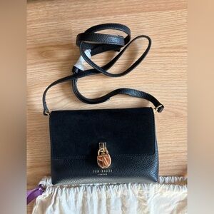 Brand new Ted Baker real leather Black Crossbody Bag